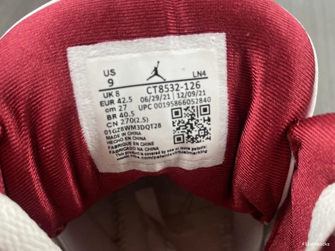 Retro Cardinal Jordan Red 3 CT8532-126 0729